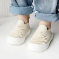 1pc Casual Low Top Slip On Woven Shoes For Baby Girls, Breathable Lightweight Walking Shoes For All Seasons 3