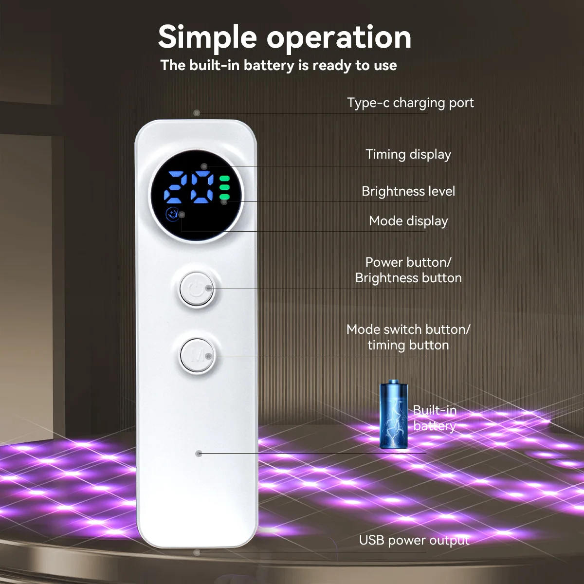Rechargeable Red Light Therapy Mask - Image 3