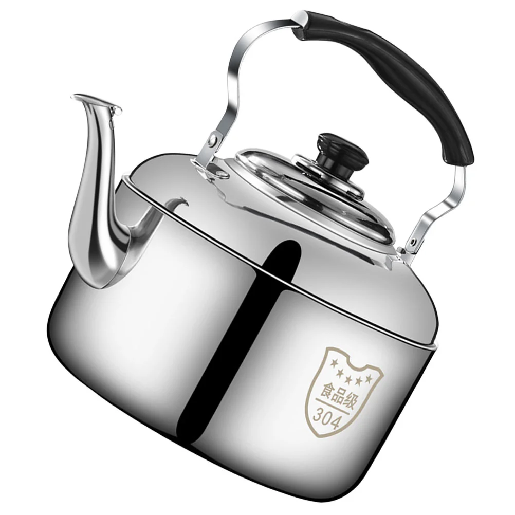 

304 Stainless Steel Kettle Stovetop Whistling Tea Pot Water Boiler Boiling Home Supply