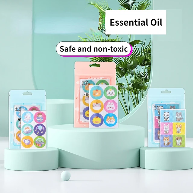 216 Db Szúnyogtaszító Foltok Matricák 100% Természetes Nem Toxikus Tiszta Illóolaj - Image 2