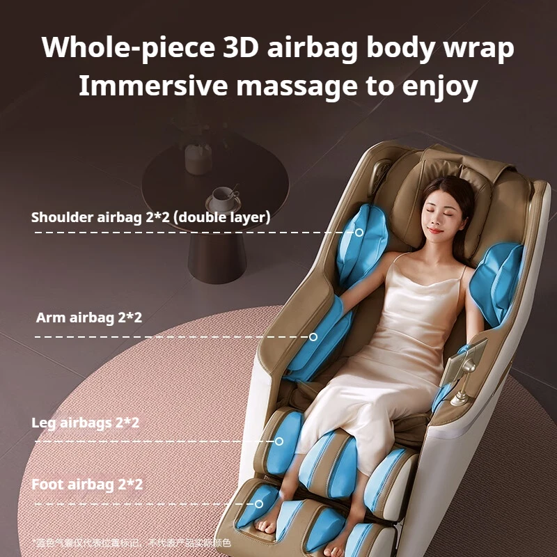 2 Year Warranty 4D SL Airbag Zero Gravity full body Massage Chair Home 3D Office Foot Roller Shiatsu Office Chair Massage Sofa 6