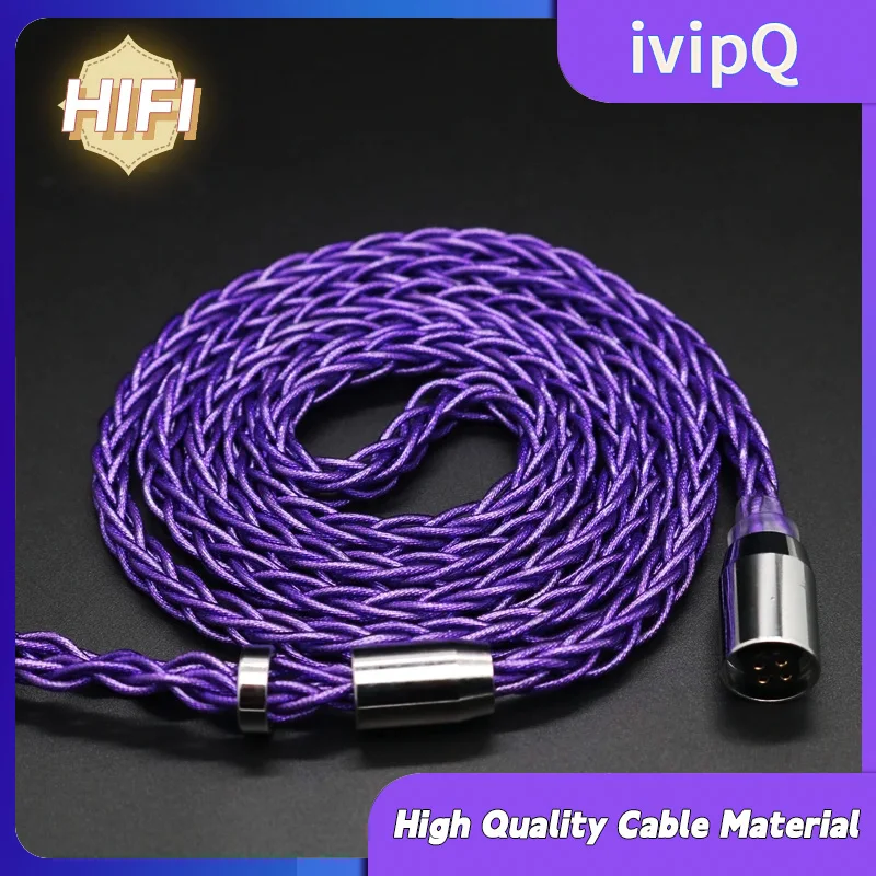 IvipQ-74 MMCX/0.78mm 2  ȣȯ ÷ 2.5/3.5/4.4mm    ̺ 8 ھ ǹ ȣ   ̾ ̾