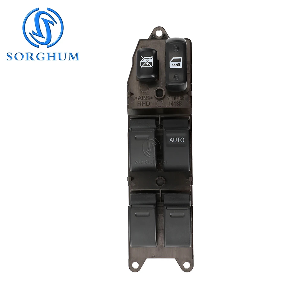 SORGHUM 84820-60120 For Toyota Land Cruiser 4.7L 100 Series 1998-2002 Main Power Window Switch RHD 84820-52010 Glass Lifter