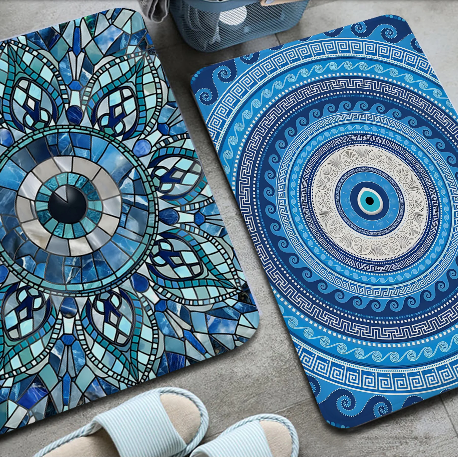 

Evil Eye Floor Mat Bath Mat Nordic Style Home Doormat Bathroom-Toilet Mats Bedroom Welcome Doormat