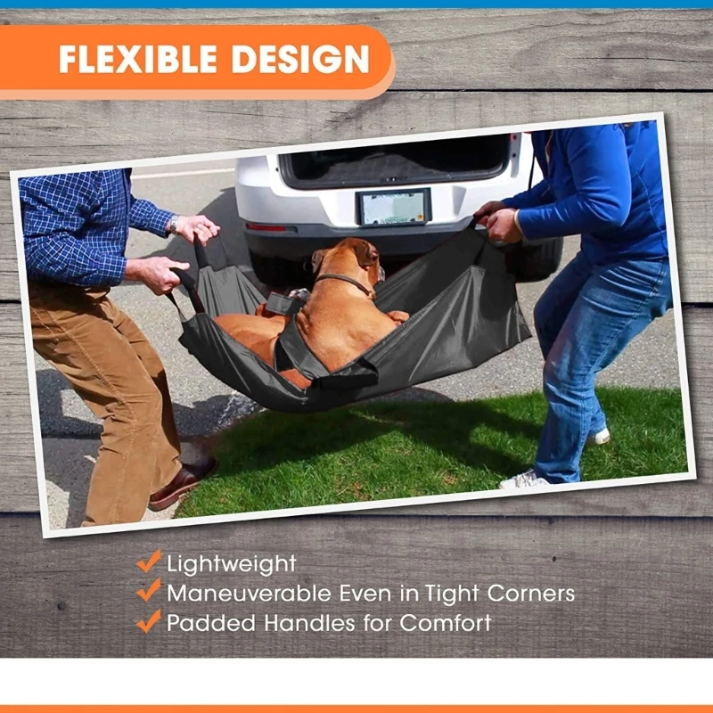Dog Stretcher 47x30 InchLarge Capacity Pet Transport Stretcher for Large Breed