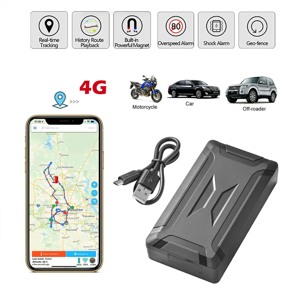 

4G GPS Locator Ip65 Waterproof GPS Tracking Device Anti-lost GPS Vehicle Locator Tracker
