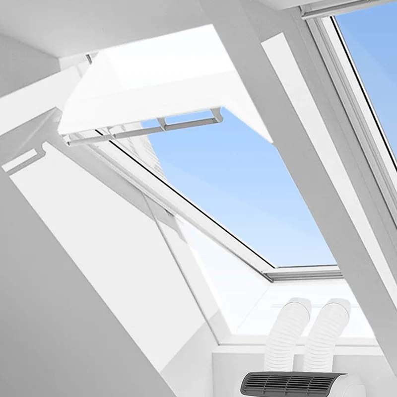 New Double Tube Roof Window Seal Kit Mobile Air Conditioner Double holes/Opening Seal Window Windshield 3
