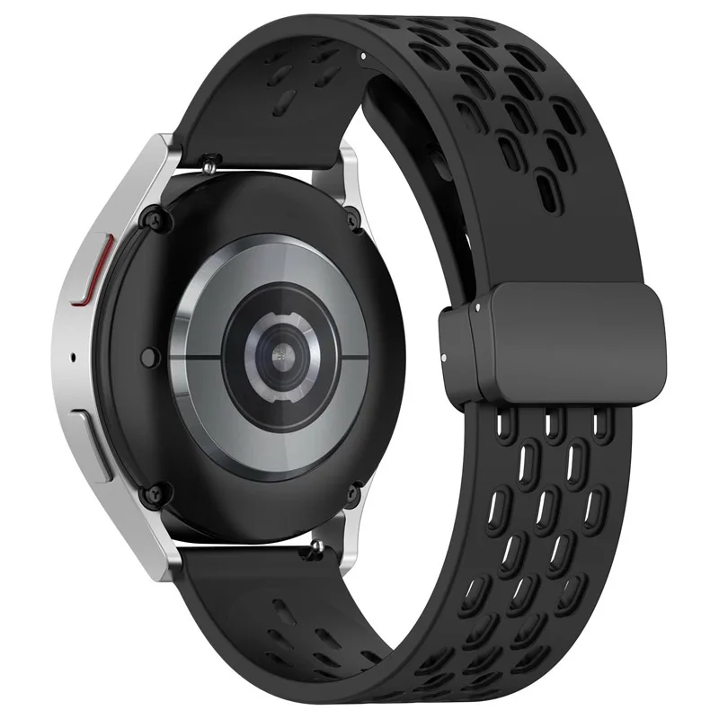 22mm Sports Silicone Magnetic Watch Strap Bracelet - Universal Band