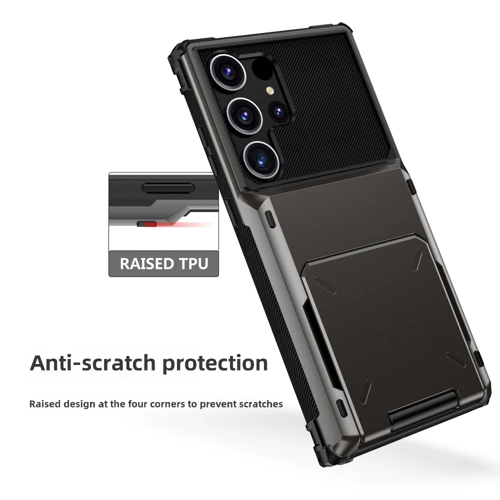 Stylish Wallet Phone Case with Card Holder & Protective Cover