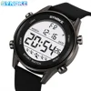 SYNOKE Men Outdoor Sports Multifunctional Waterproof Large Screen Display Luminous LED Digital For Men Fashion Silicon Watch 2