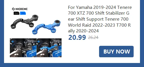 Stabilisateur De Levier De Vitesse En Aluminium Pour Yamaha Ténéré 700, MT-07, XSR700, R7 - Améliore La Précision Des Changements - 5