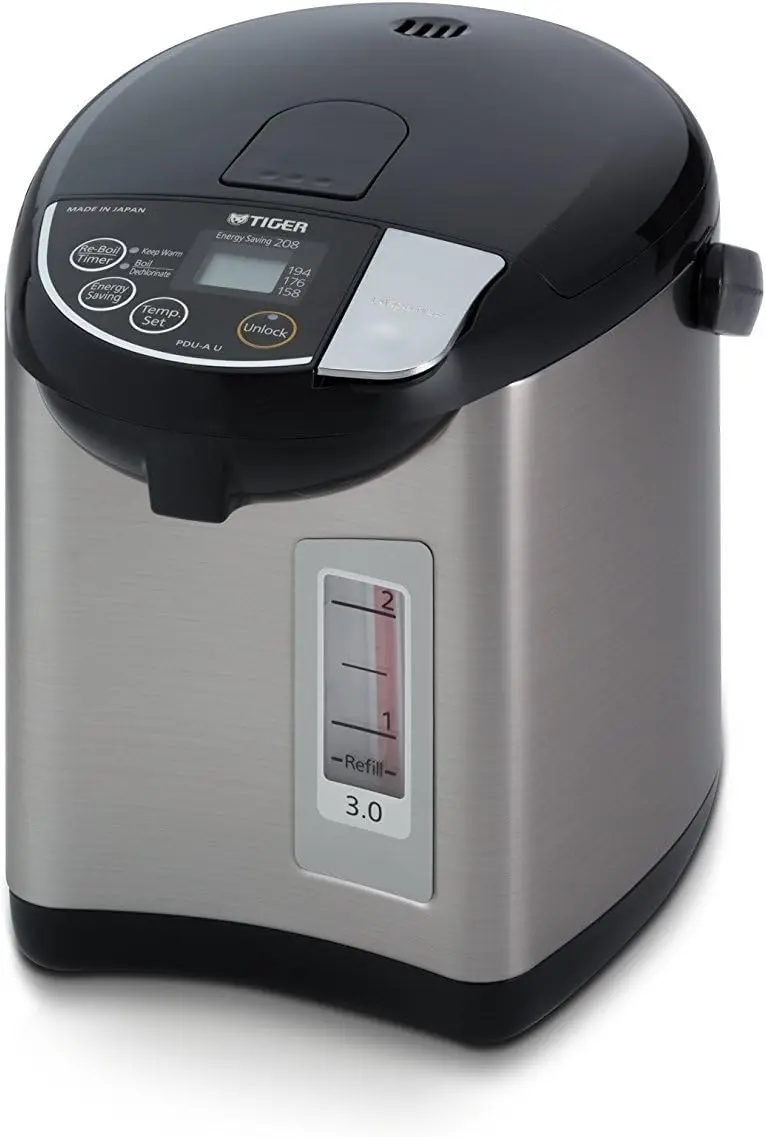 PDU-A30U-K Electric Water Boiler and Warmer + Tiger JAX-T10U-K 5.5-Cup Micom Rice Cooker 2