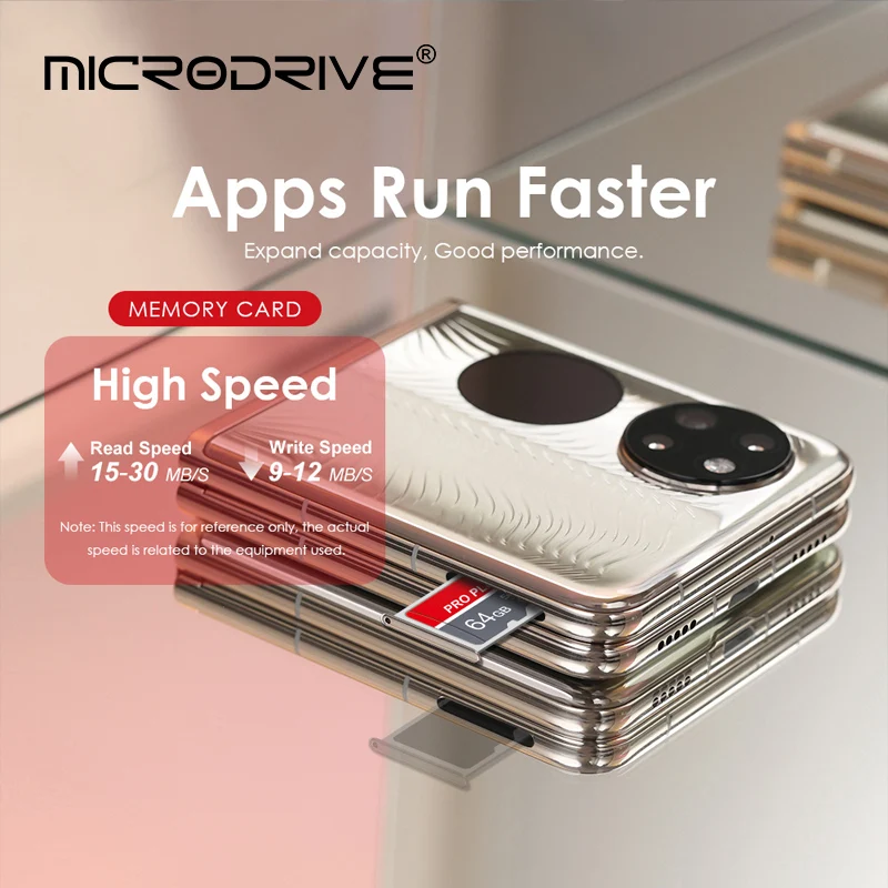 High-Speed Mini SD Memory Card - 64GB Storage Capacity