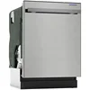 QWSHARP Slide-In Dishwasher,Stainless Steel Finish,24" Wide,Soil Sensors,Premium White LED Interior Lighting,Smooth Glide Rai 2