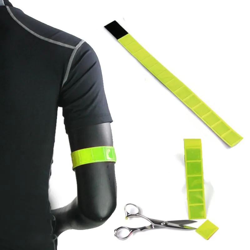 Reflective Arm band Belt Night Run Safety Wrist Ankle Band