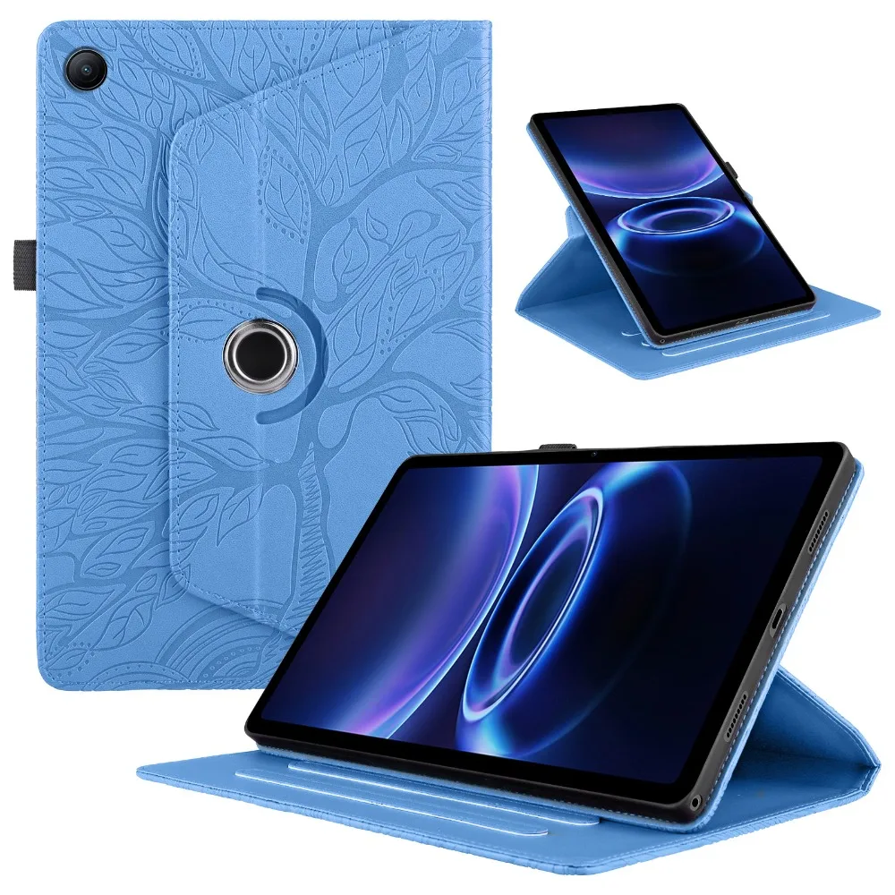 Tree Embossed 360° Rotating Stand Tablet Case - 9.7