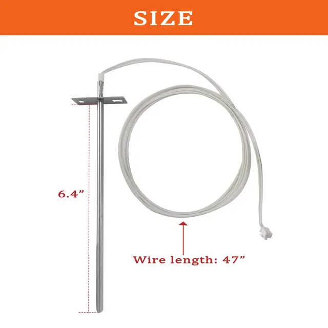 Az Rtd Hőmérsékleti Érzékelő Szonda Cseréje, Kompatibilis A Camp Chef Wood Pellet Grills-Rel, Cserélje Ki Pg24-44 Alkatrészt - Image 2