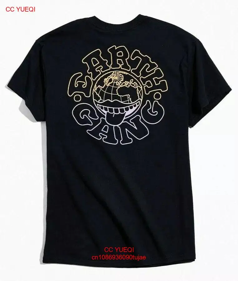 Новая Винтажная футболка с градиентным логотипом EARTHGANG