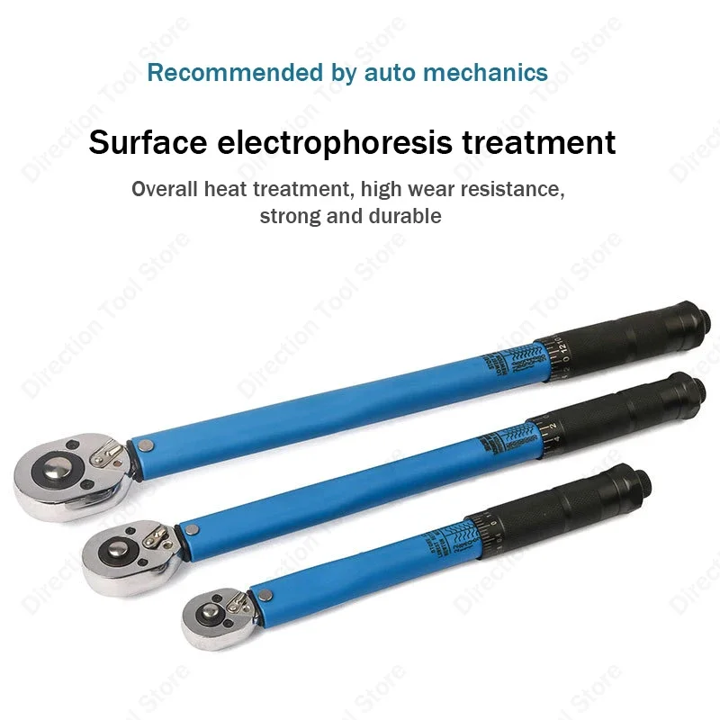 5-60/19-110/10-140 N.m Drehmomentschlüssel 3/8" Bidirektionaler Voreinstell-Drehmomentschlüssel Professionelles Reparaturwerkzeug für Fahrräder, Motorräder und Autos – Detail 6
