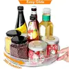 Rotating Fridge Organizer Holder Acrylic Cabinet Spice Rack Rotating Spice Rack Spinning Organizer Rotating Turntable Organizer 2