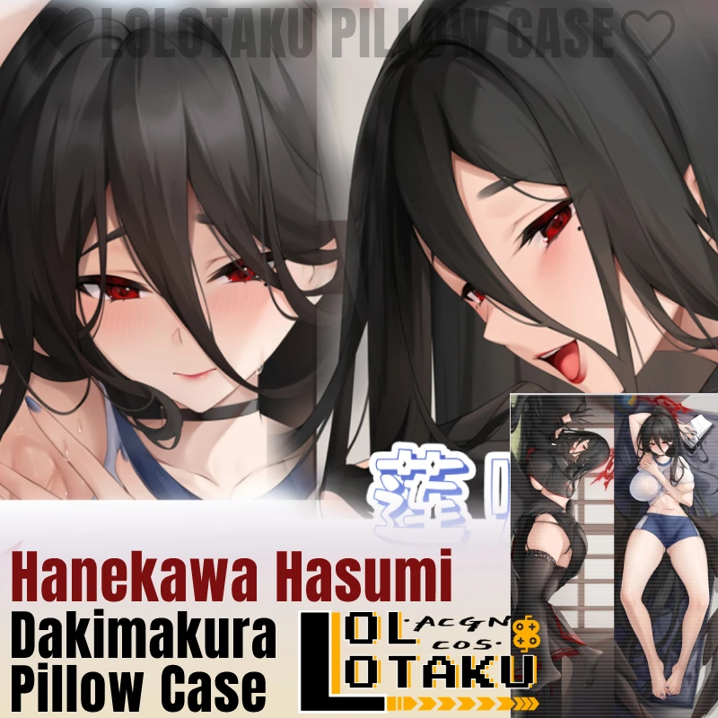 

Hanekawa Hasumi Dakimakura Blue Archive Sexy Pillowcase Fullbody Hugging Pillow Case Cushion Cover Otaku Home Bedding Decor Gift