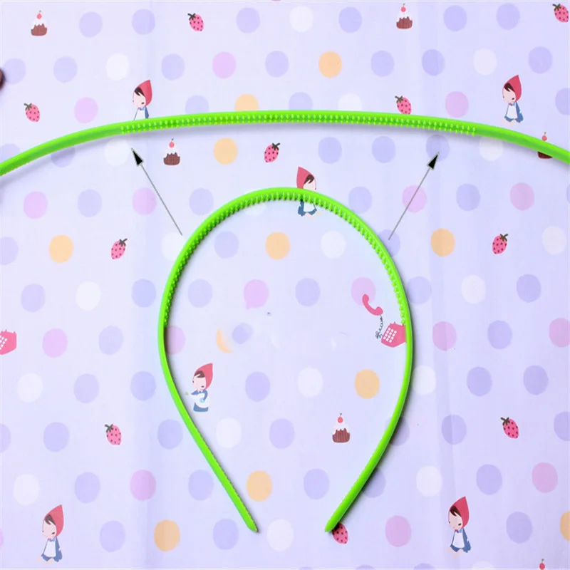 10 Stück/Set Damen-Haarbänder 8mm Stirnbänder Kinder-Haarbänder Einfarbige Plastik-Haarreifen Geschenke für Mädchen Haaraccessoires – Detail 9