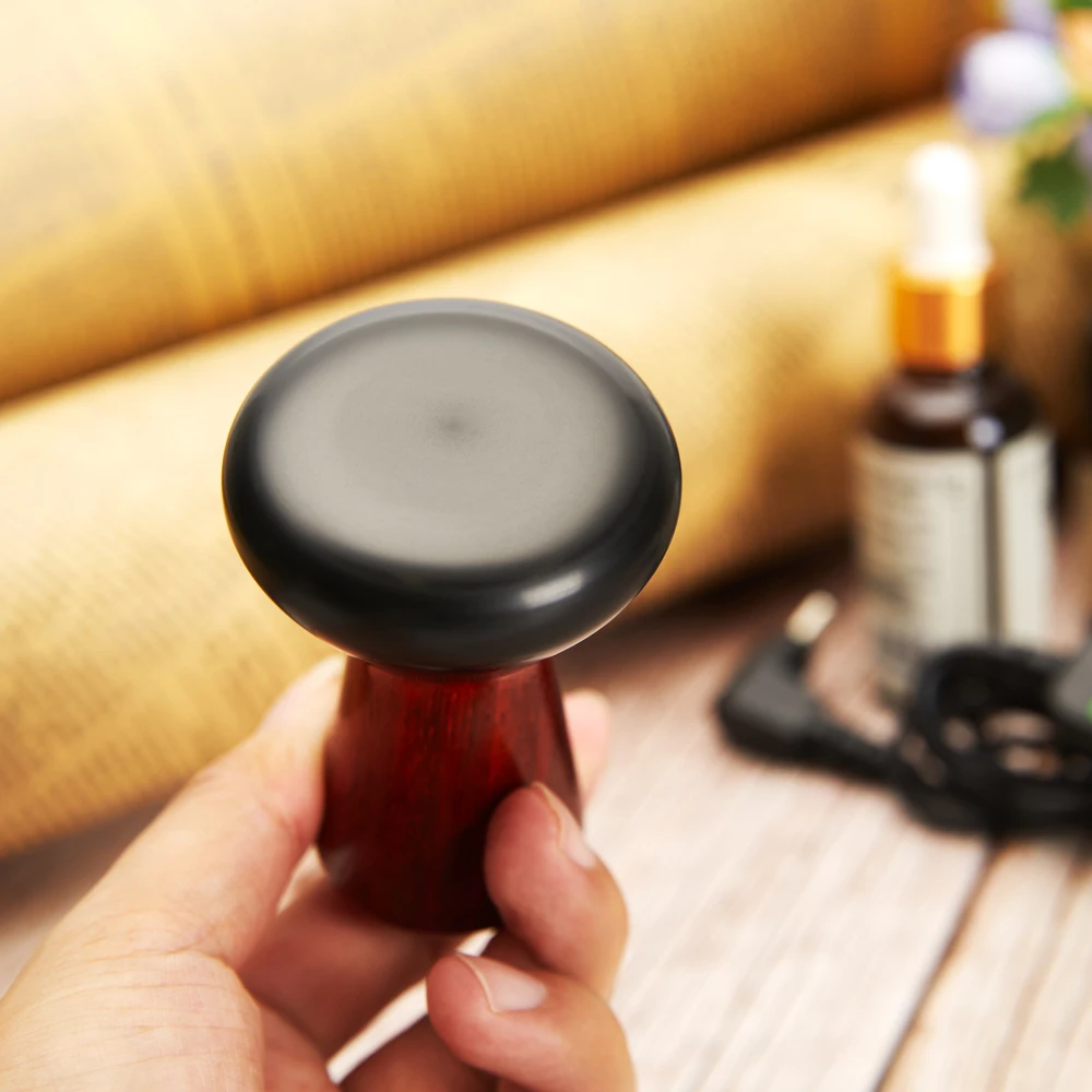 Electric Heating Bian Stone Gua Sha Massager Hot Compress Body Physiotherapy Tool for Face Eyes Improve Guasha Cupping Therapy