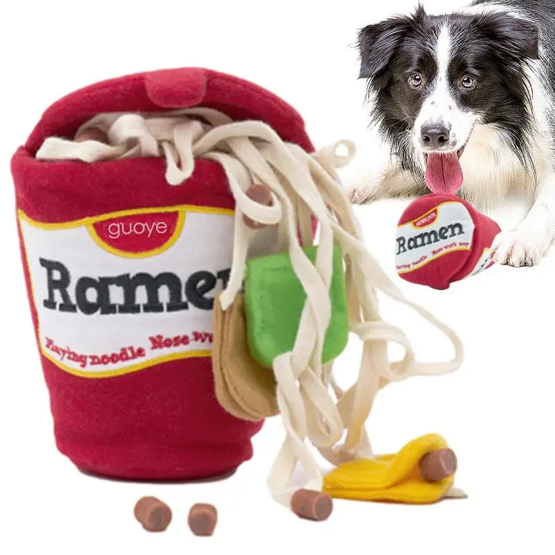 

Pet Tibetan Food Puzzle Toy Ramen Dog Interactive Treat Toys Stress Release Boredom Game for pets Interactive pet supplies