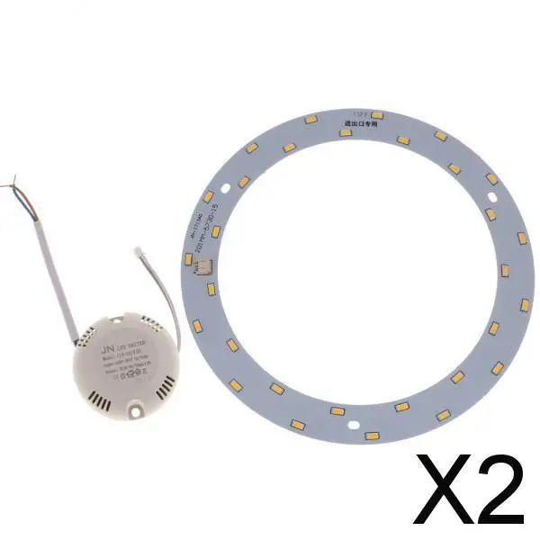 LED 모듈 보드 천장 램프 교체 전구, 따뜻한 White-15W, 2-6 팩, 220V