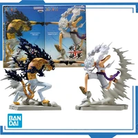 Bandai-Modèle de figurine en PVC Banpresto Anime, One Piece, Gear 5, Intérieur a Luffy VS ime Lucci, Collection de jouets, Cadeau d'anniversaire, Original 1