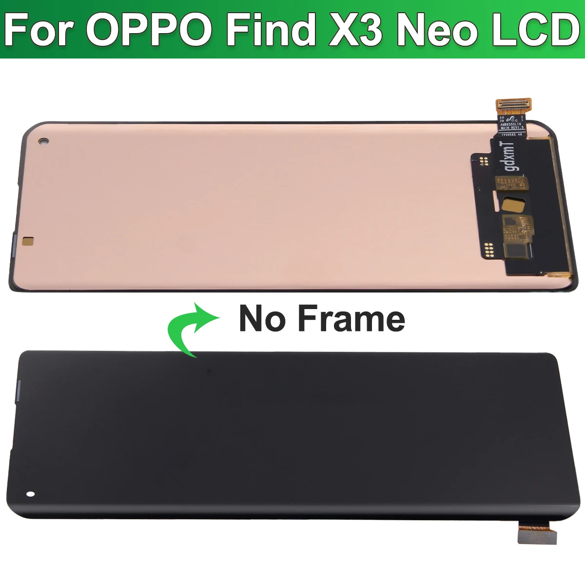 DISPLAY LCD OLED PER OPPO FIND X5 LITE CPH2371 TOUCH SCREEN VETRO SCHERMO - Foto 10