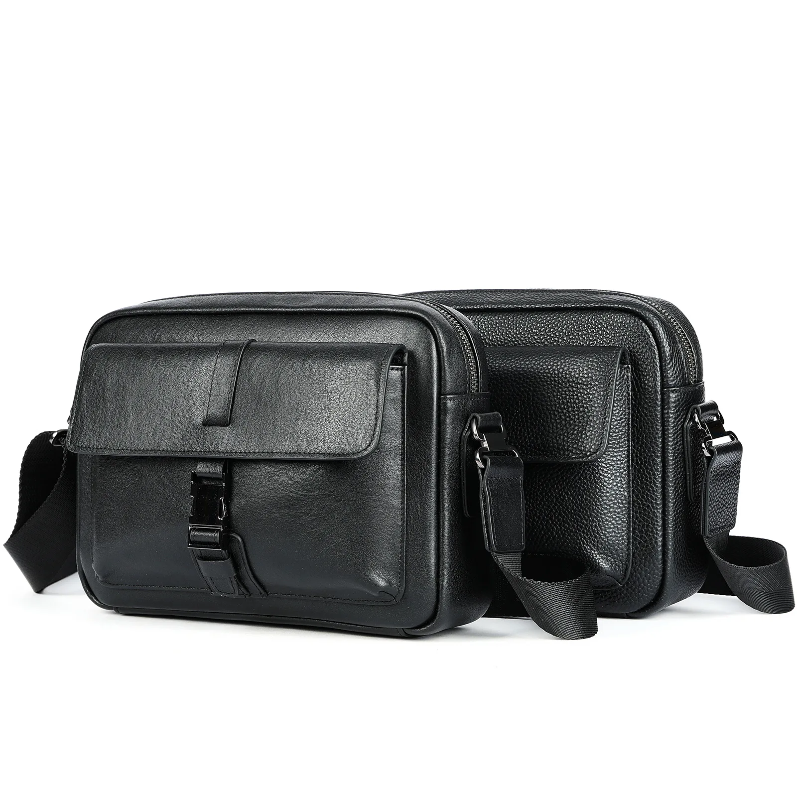 Simple and Stylish Leather Shoulder Bag for Men, Perfect for Commuting and Casual Wear