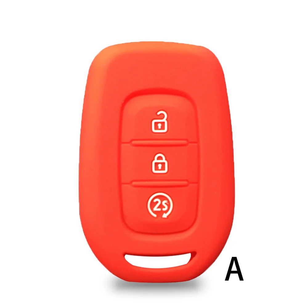 Yctze Custodia Portachiavi 3 Pulsanti Per Telecomando Auto - Adatta Per Renault Clio, Logan, Sandero, Fluence, Master, Traffic