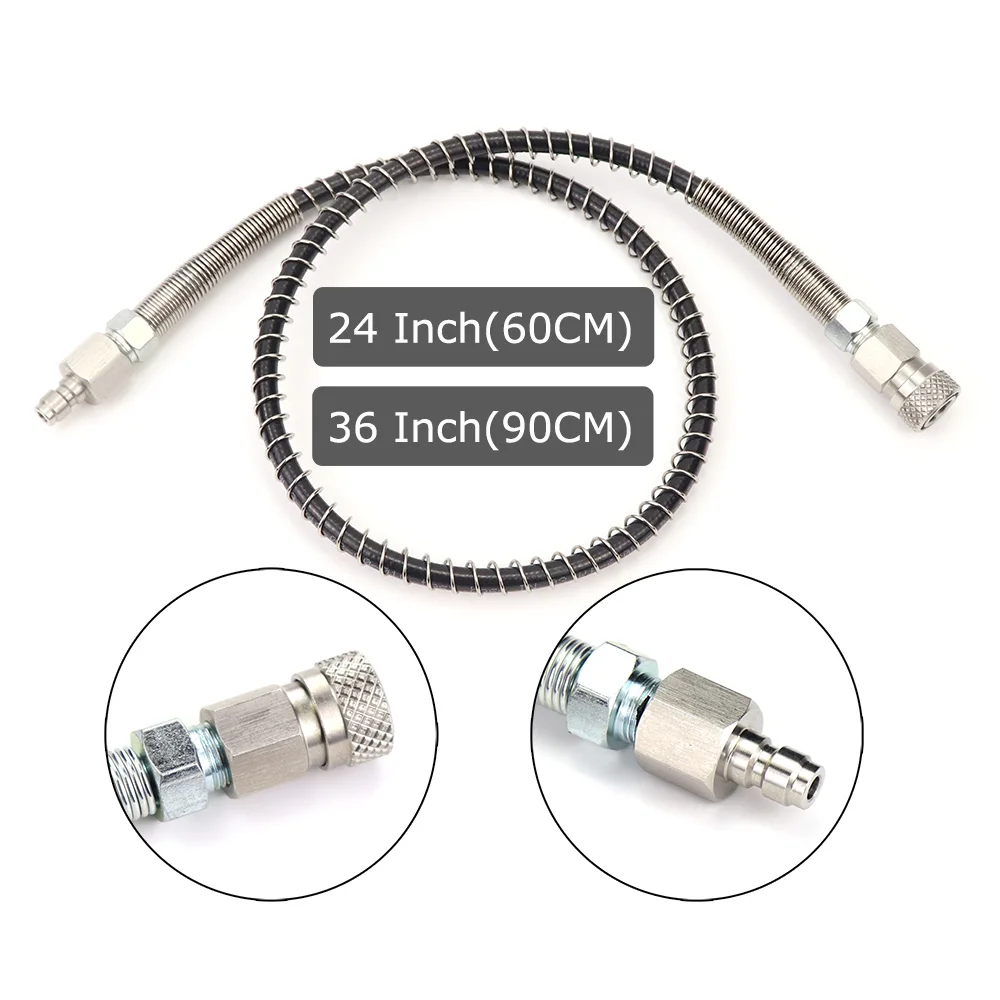 TUXING 4500Psi Pcp Paintball Airsoft Fill Whip Hose Extension,10" DN2