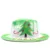 2021 new hand-painted pattern Fedora hat wide brim hat Panama felt hat shallow top fedora hat men and women hats men панама 25