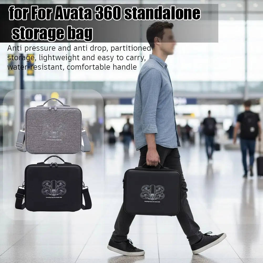DJI Avata 360 방수 충격 방지 드론 보호용 보관 가방과 호환되는 하드 쉘 캐리 케이스, 낙하 방지 풀 랩 버퍼