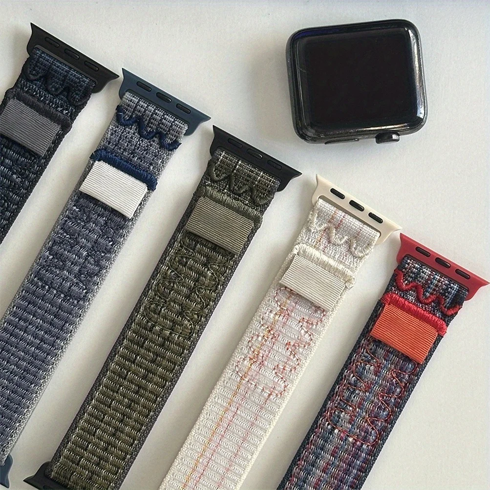 Nylon Sport Strap for Apple Watch Band - Loop Bracelet in Various Sizes