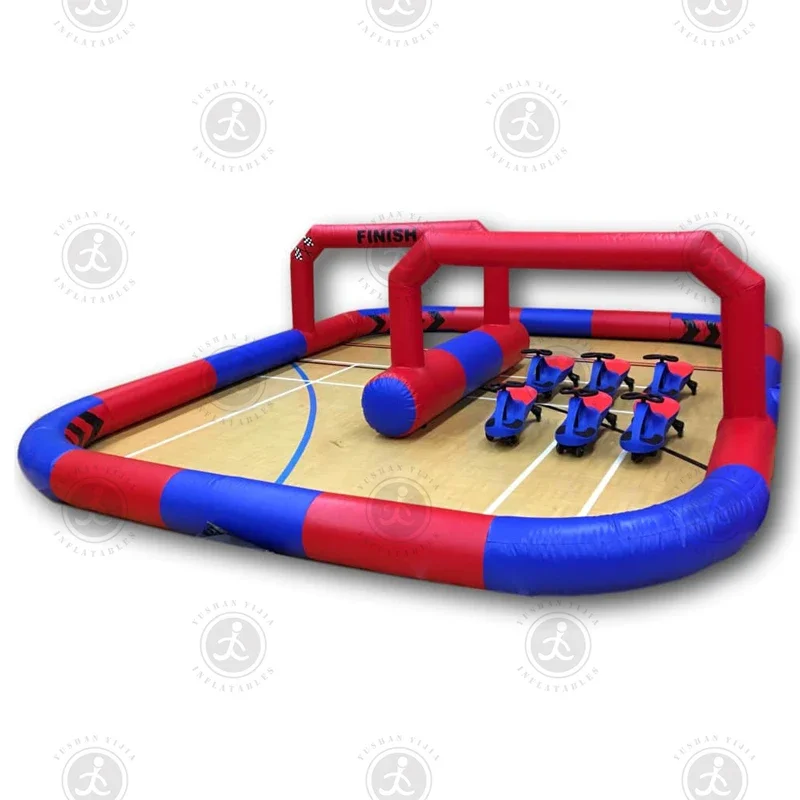 Factory Inflatable Race Track Price Indoor Outdoor Commercial Bumper Car Arena For Kids Bumper Car