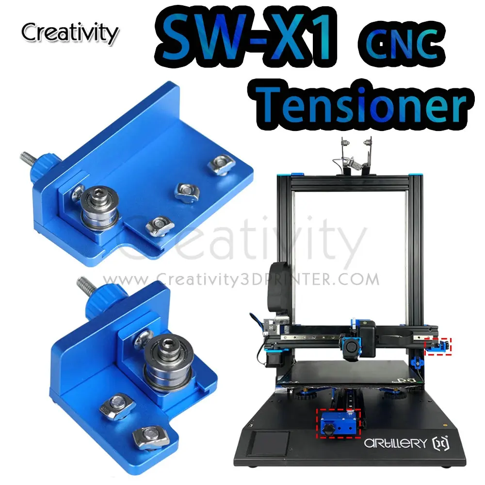 3D X axis Y axis synchronous belt Stretch Straighten tensioner For SW-X1/SX-X2 and Genius