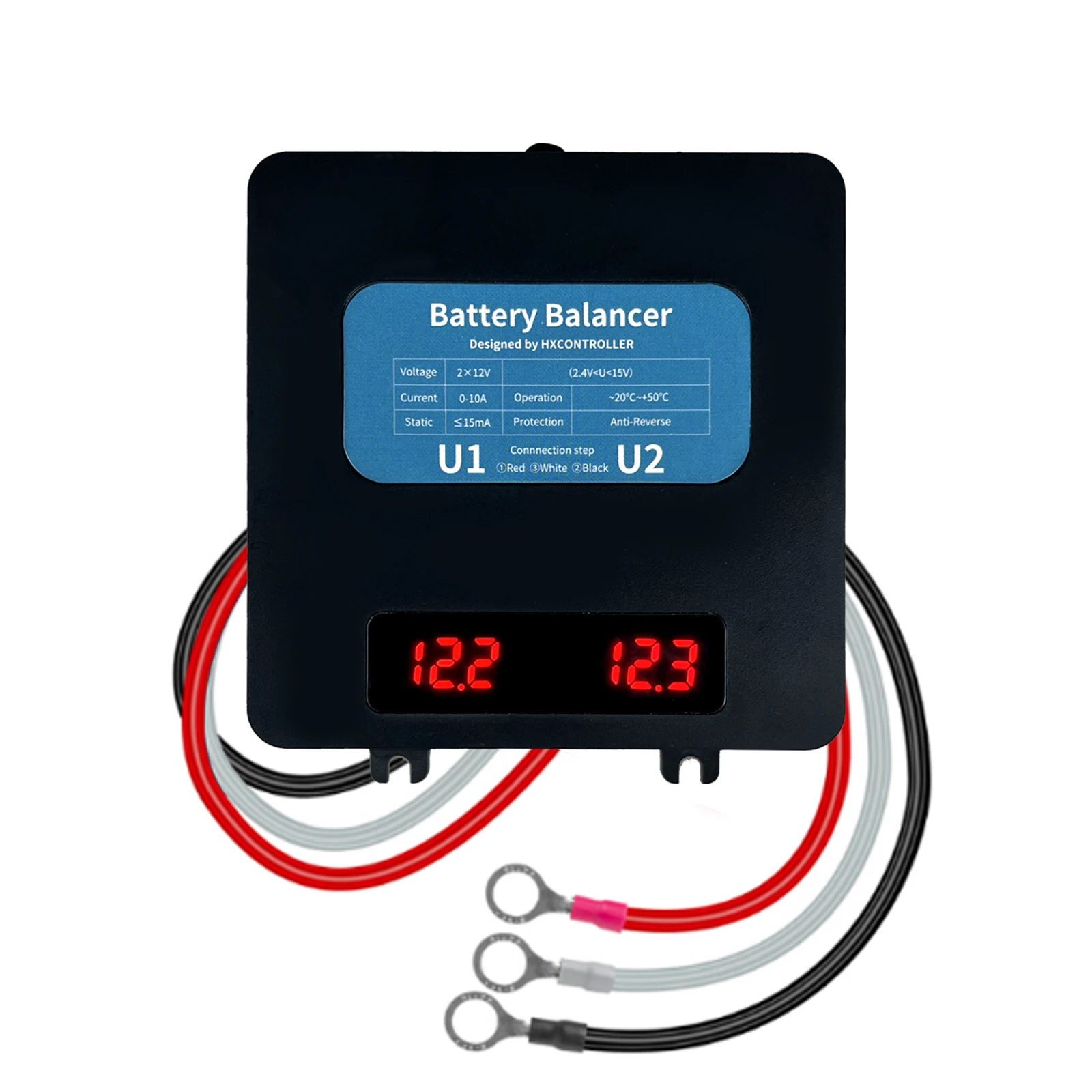 Digitale-Display-Batterij-Equalizer-Zonne-Systeem-Spanningsregelaar ...
