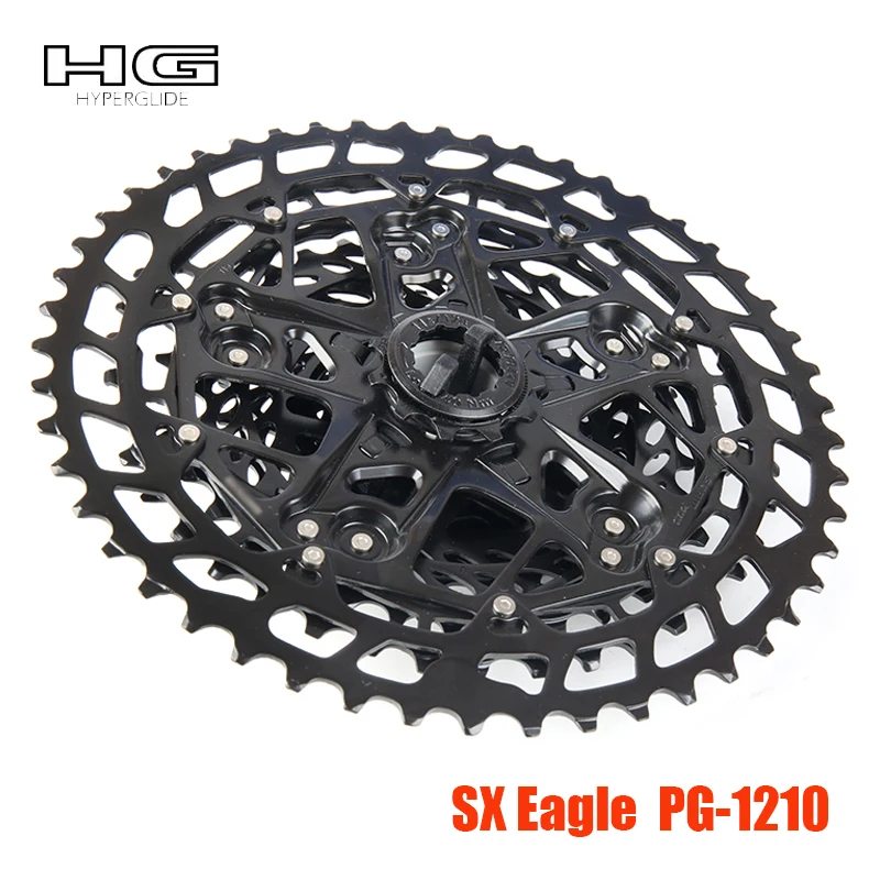 SRAM NX Eagle PG-1230 カセット 12速 11-50t SRAM NX Eagle PG-1230 Cassette - 12 Speed, 11-50t, Black