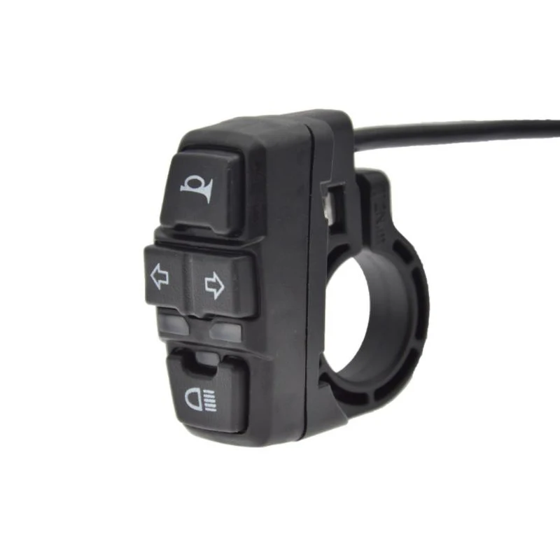 Scooter 36/48V Electric Mountain Bike Headlights/Horns/Turning Lights Waterproof 6 Pins For Electric Snow Bicycle