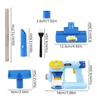 Children's Fun Play Home Simulation Electric Vacuum Cleaner Cleaning Toy Set Parent Child Interaction 2