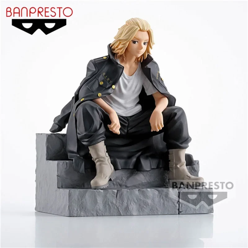 

In Stock Banpresto Tokyo Revengers Manjiro Sano Genuine Anime Figure Model Doll Action Figures Collection Toys for Boys Gift PVC