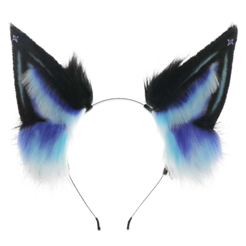 

Wolf Ear Hairband Animes Maid Headband Teens Girl Dress Up Hairhoop Dropship