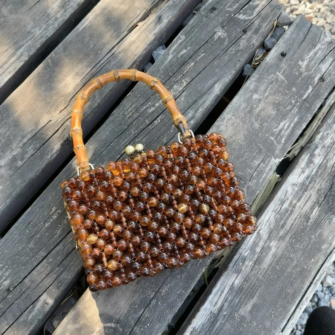 High Quality Luxury Chain Crossbody Bag 2025 New Woven Crystal Bead Flip Cover Fashion Banquet Women's Handbag Customization