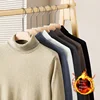 Winter Thermal Turtleneck Sweater Men's Fleece-lined Cold-Resistant High-End All-Match Stretch Casual Fashion Thickened Solid Co 5