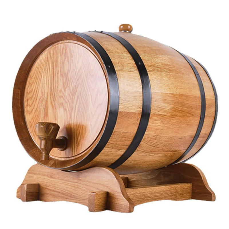 

3L/5L Liter Oak Barrels Wooden Barrel Home-Brewed Whiskey Red Wine Beer Solid Wood Wine Barrels
