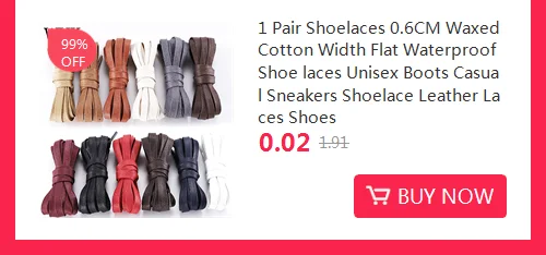 2pcs New Waxed Cotton Round Shoe laces Leather Shoes lace Waterproof Shoelaces Men Fashion Boots Shoelace Shoestring Accessories