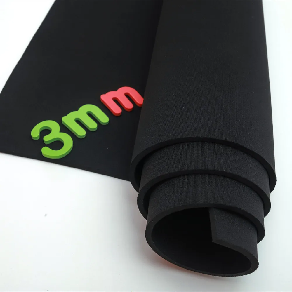 SRB Elastic Neoprene Fabric Sheet, Rubber Diving Material, 2.5mm Thickness,  Stretch, 45cm * 137cm Piece, Sale Promotion